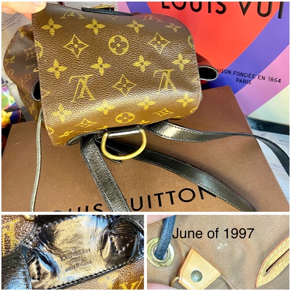 Louis Vuitton Montsouris MM backpack custom - Picture 10 of 16